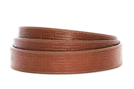 1.25" Light Brown Vegetable Tanned Leather - Signature Strap