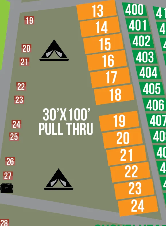 2025 Milwaukee 8 RV Sites 13 - 24 Pull Through