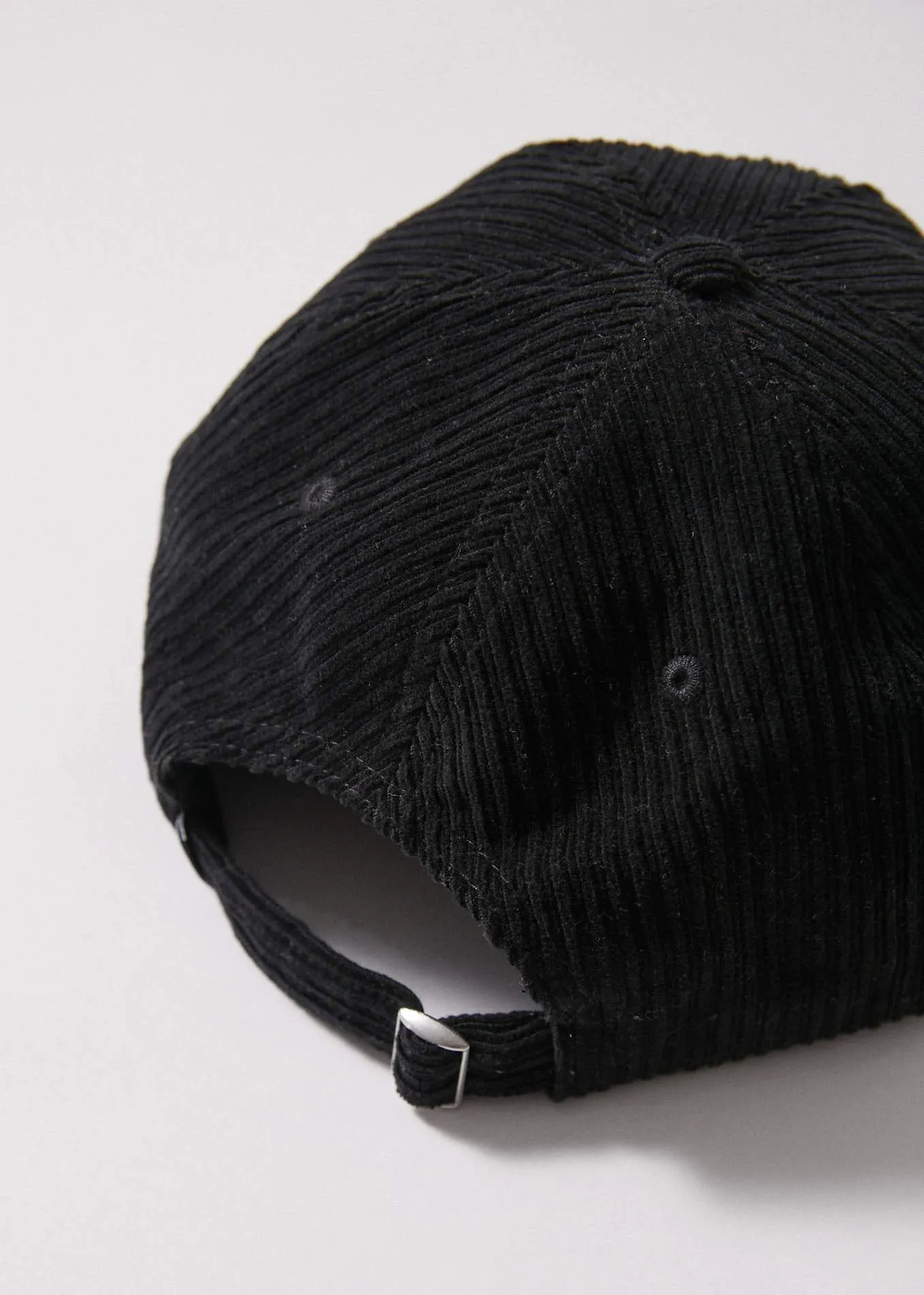 Afends Unisex Killer Wale - Corduroy Snapback Cap - Black