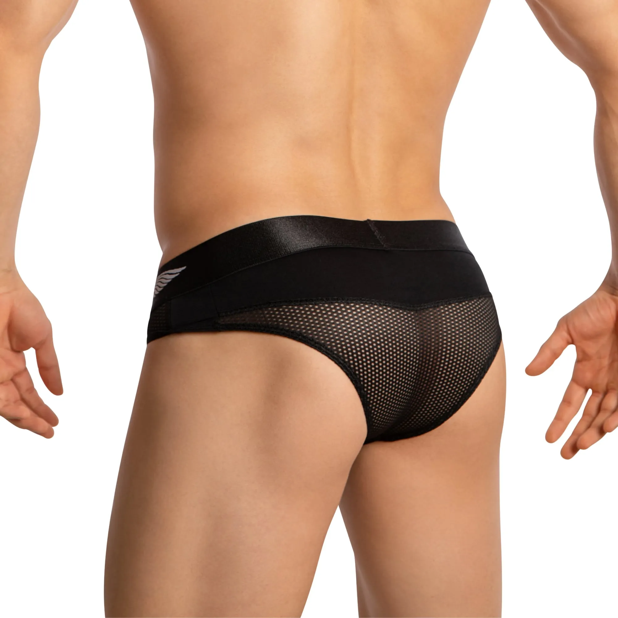 Agacio Men's Sheer Thongs AGJ042