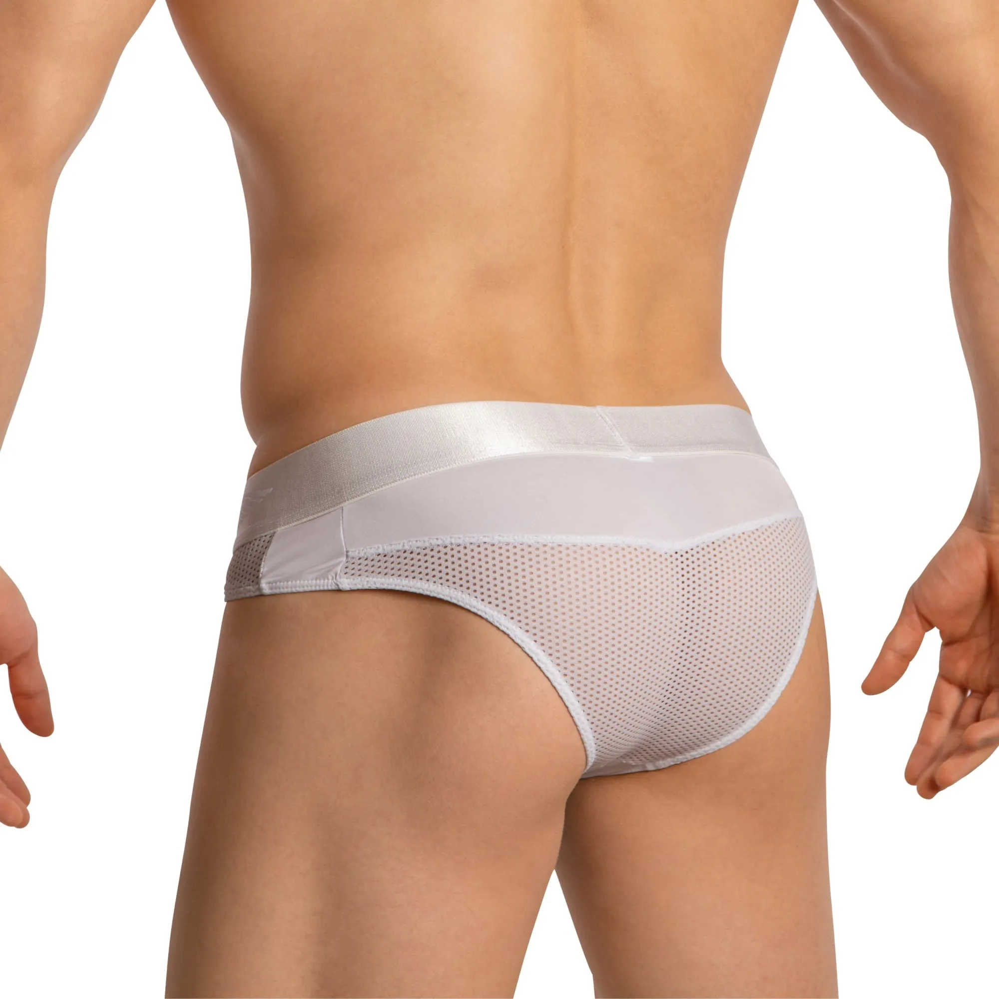 Agacio Men's Sheer Thongs AGJ042