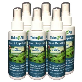 All Natural All Purpose Insect Repellent 4oz (6 pack)