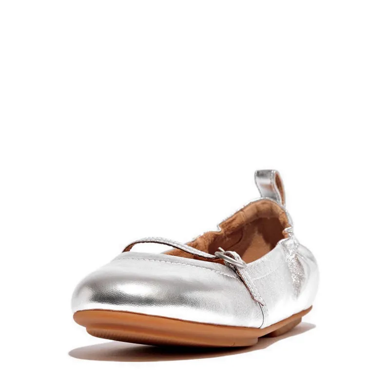 ALLEGRO SOFT METALLIC-LEATHER MARY JANES