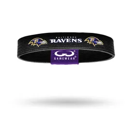 Baltimore Ravens Core NFL Wristbands