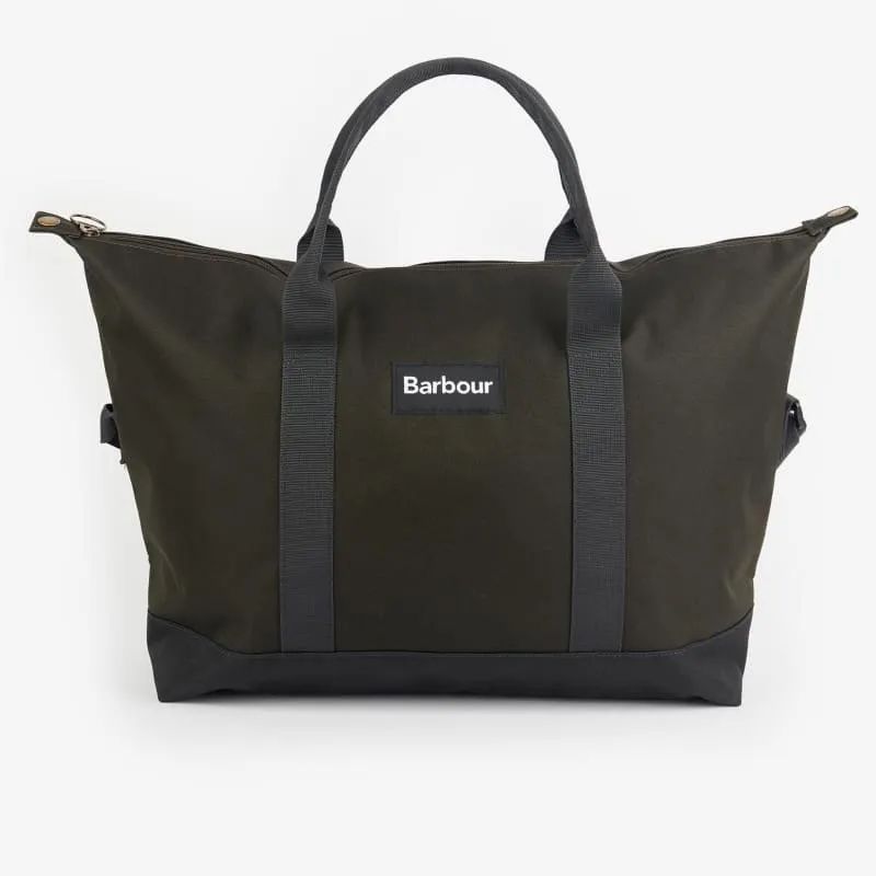 Barbour Highfield Canvas Holdall Bag - Navy/Olive