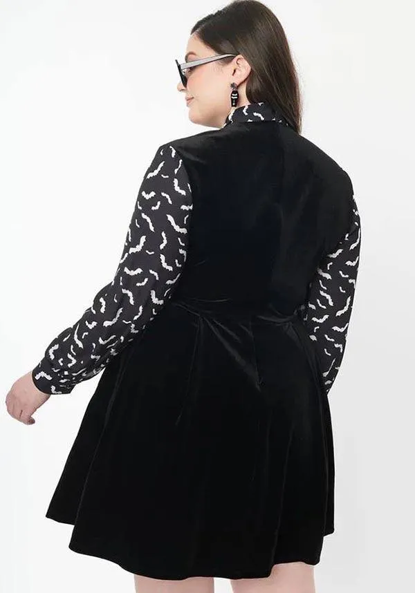 Bat [Black] | VELVET DRESS**