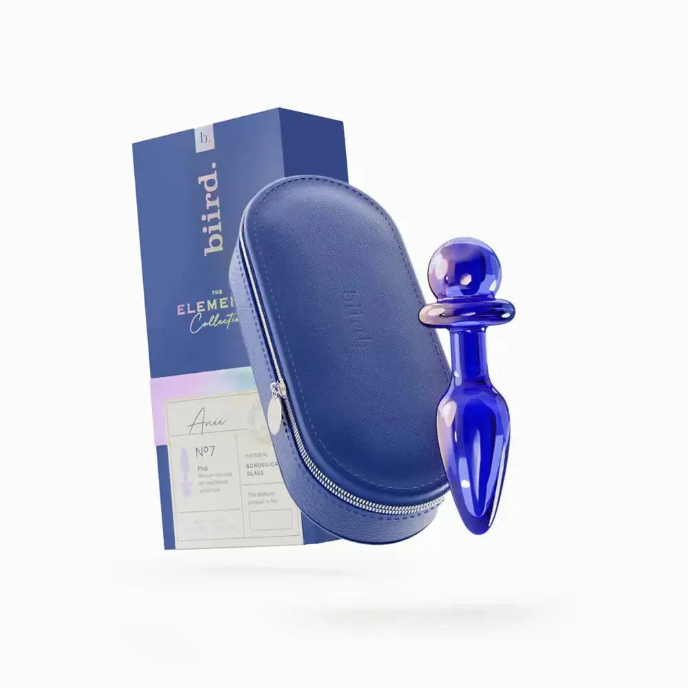 Premium Quality Bird-Shaped Glass Anal Plug