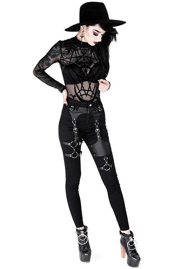 Black Gothic Harness | JEANS