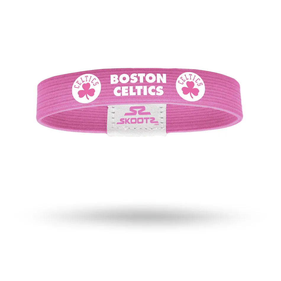 Boston Celtics Pink NBA Wristbands