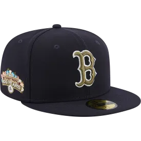 Boston Red Sox MLB Floral Patch Blue 59FIFTY Fitted Cap