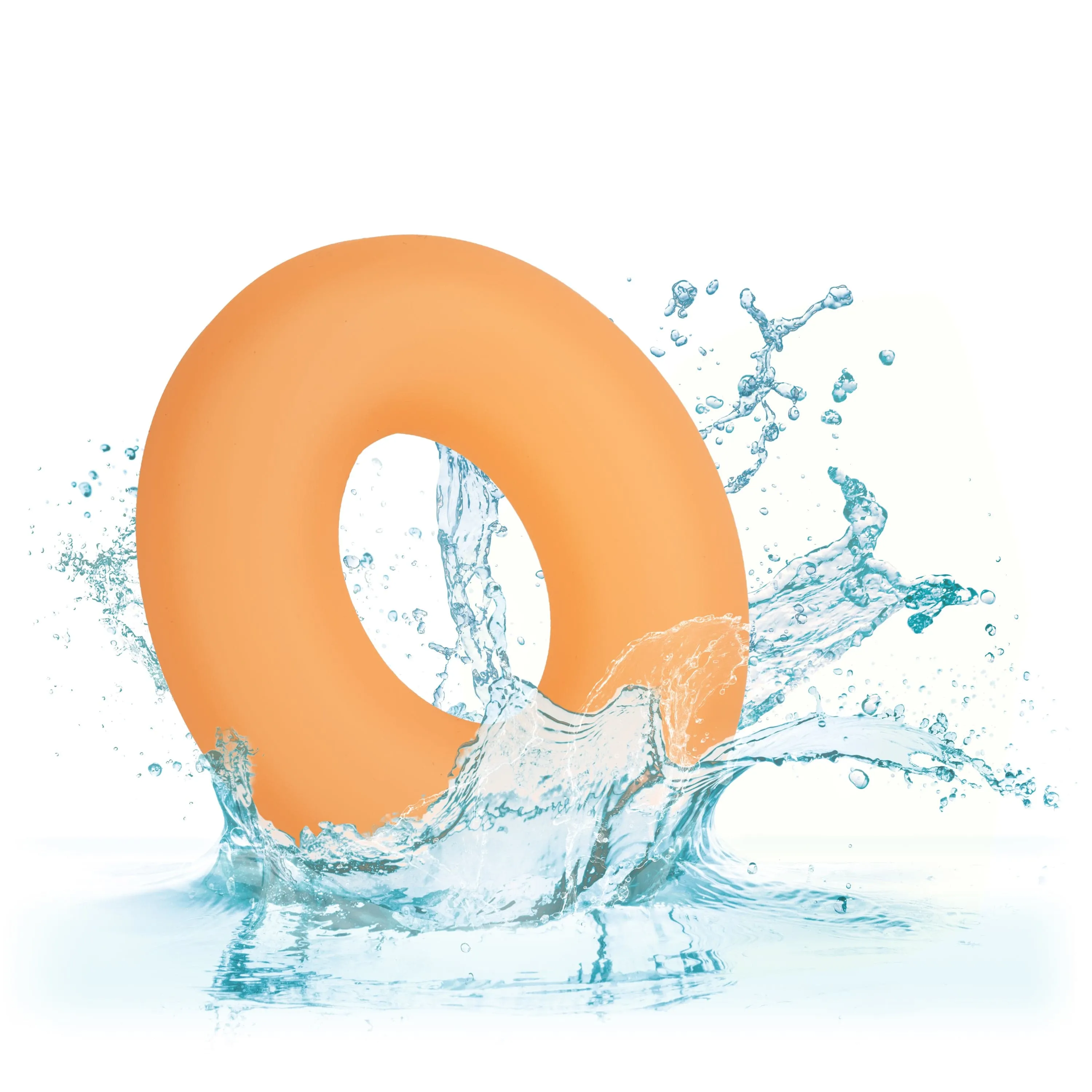 California Exotics - Alpha Glow In The Dark Liquid Silicone Prolong Medium Cock Ring (Orange)