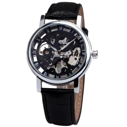 Classy Men Watch Superior Black/Silver