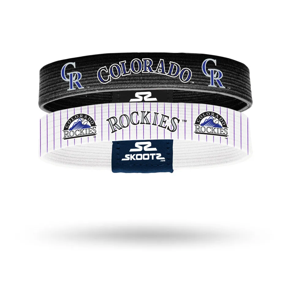 Colorado Rockies MLB 2 Pack Wristbands