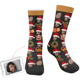 Custom Face Donuts Bells Socks