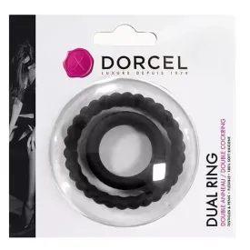 Certainly! An optimized title for the Dorcel Dual Ring with descriptive modifiers could be: Dorcel Vibrating Dual Stimulation Silicone Couples Ring.