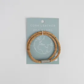 Eco Cork Band | Double Silver