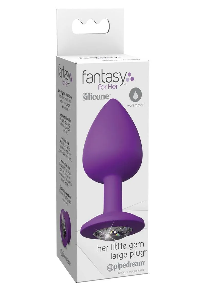 Fantasy For Her Her Little Gem Large Plug Anal Play Silicone Waterproof