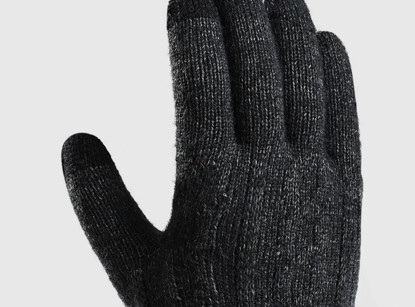 FitVille Knitted Wool Touchscreen Texting Functional Gloves (Unisex)