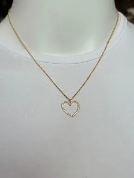 Gleaming Hearts Necklace