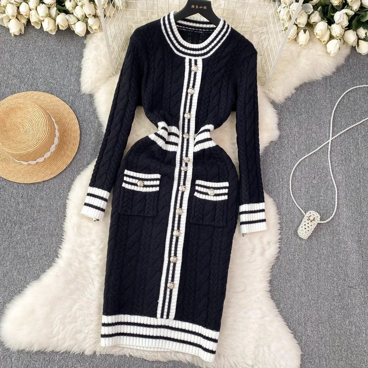 Herrets Statement Knit Dress