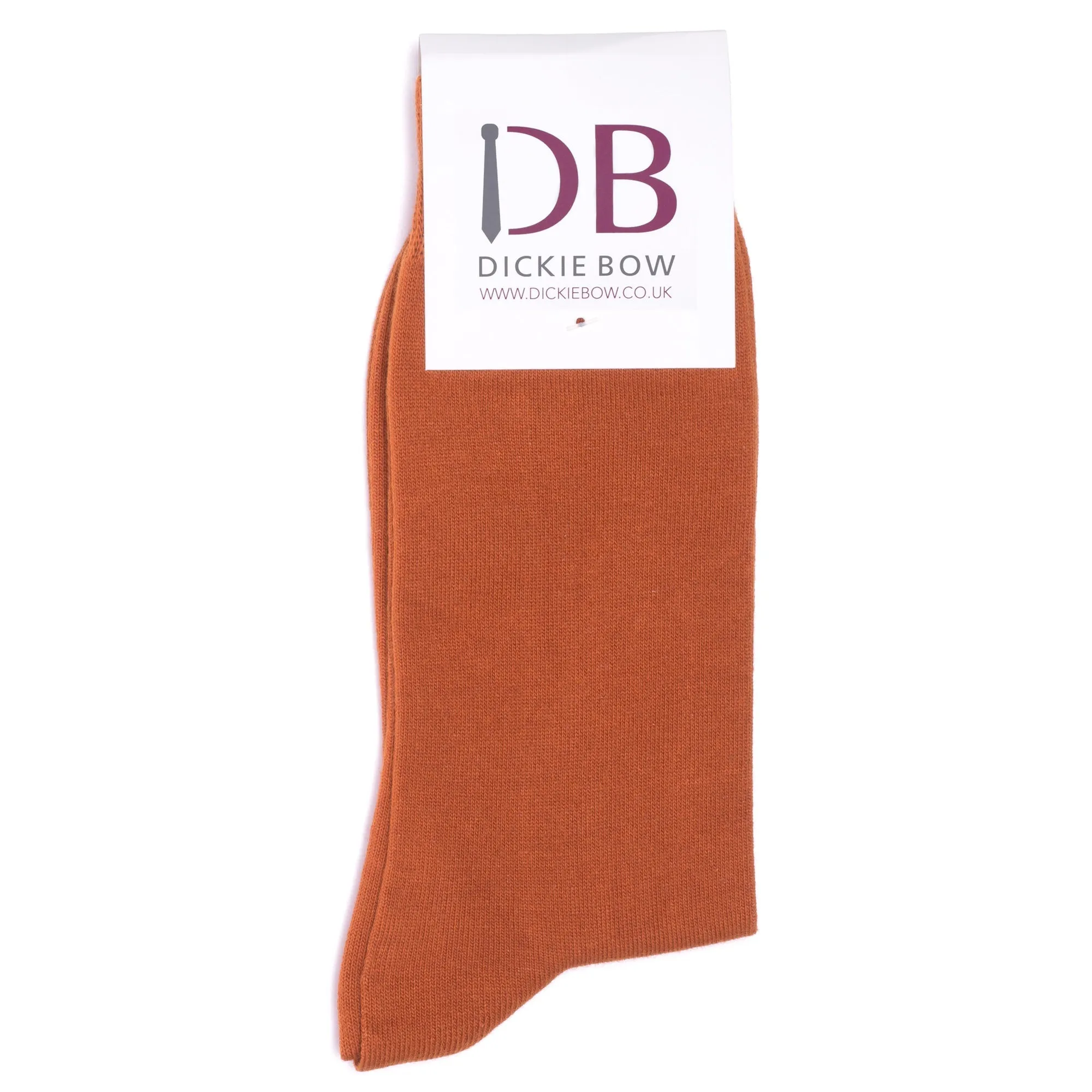 Kids Orange Cotton Blend Socks