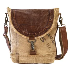 Leather Flap Over Shoulder Bag