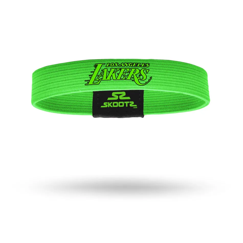 Los Angeles Lakers Neon Green NBA Wristbands