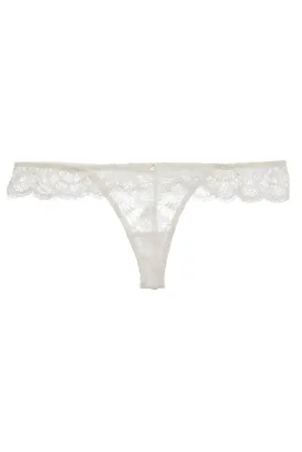 Marry Me - The Ruffle Thong, Ivory