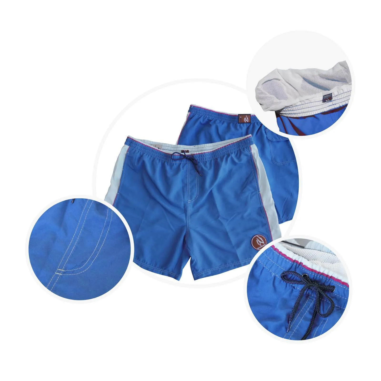 Mens Swim Beach Shorts Deep Blue BHACAPBS4