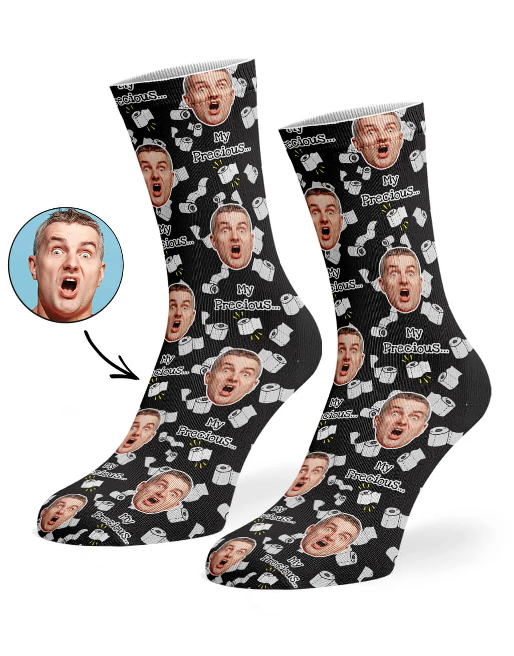 My Precious Loo Roll Socks