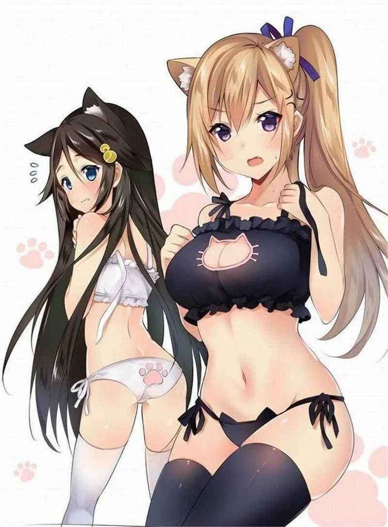 Peekaboo Neko Lingerie Set