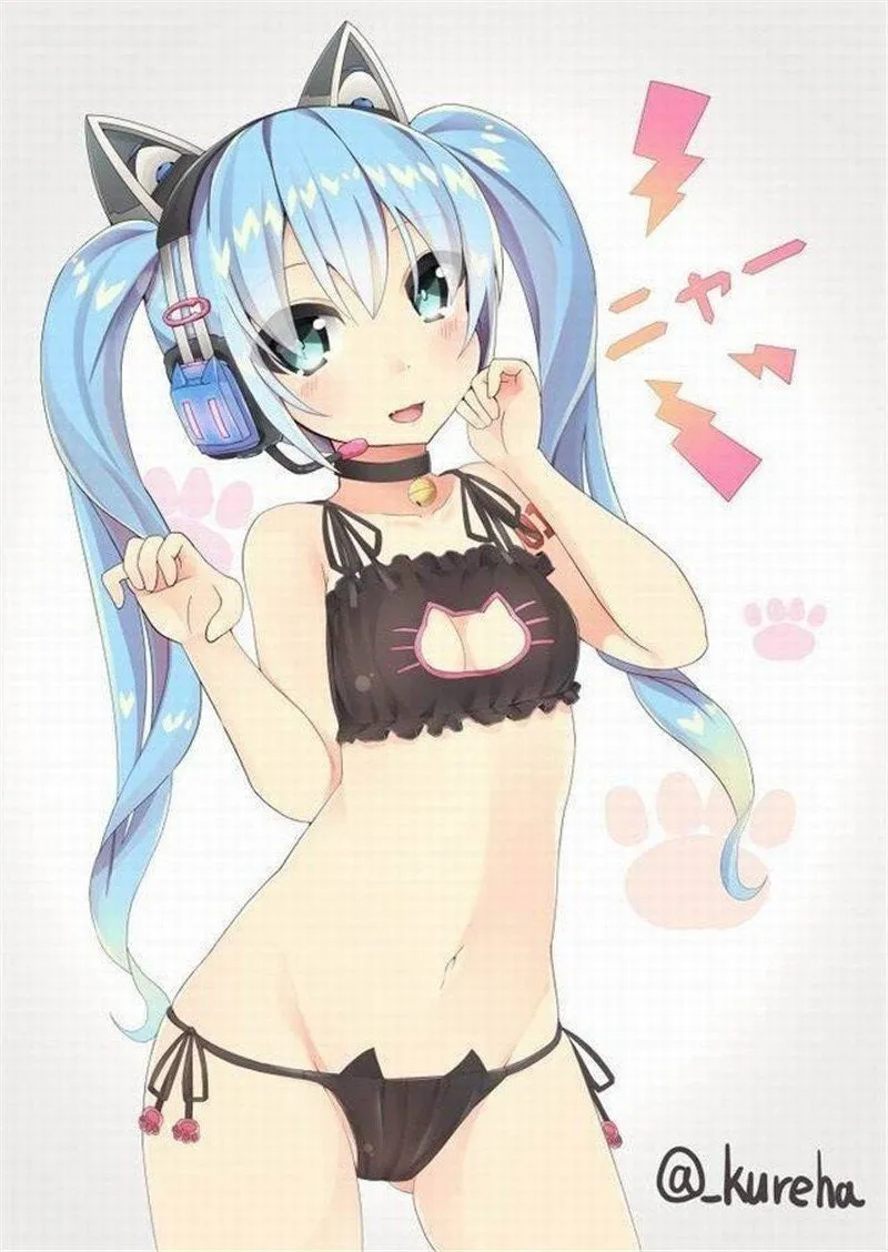 Peekaboo Neko Lingerie Set