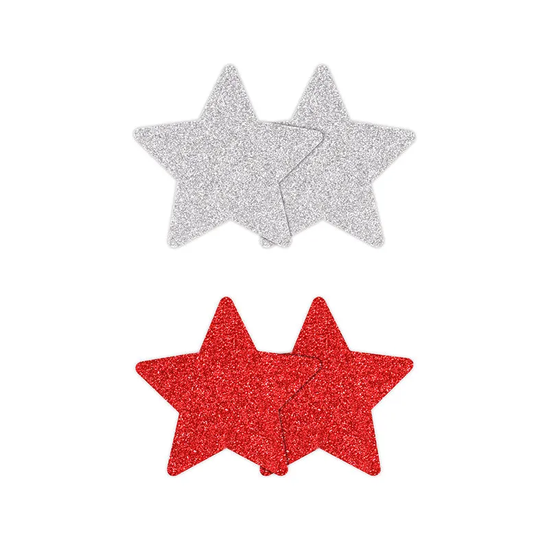 Pretty Pasties - Glitter Stars - 2 Pair