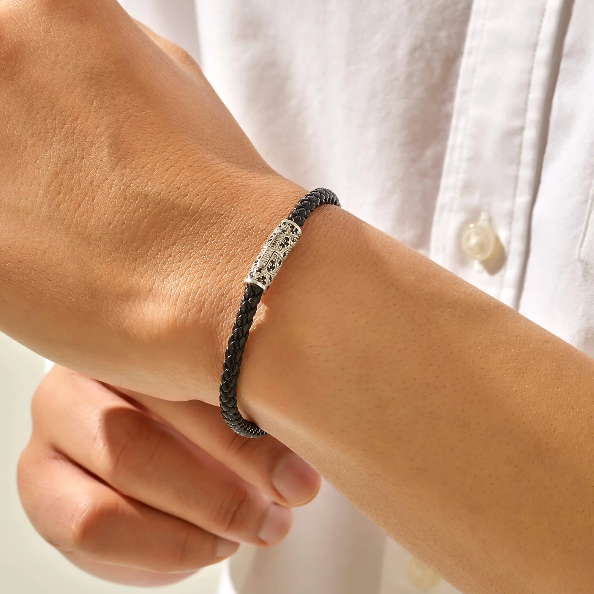 Streamline Minimalist Leather Bracelet