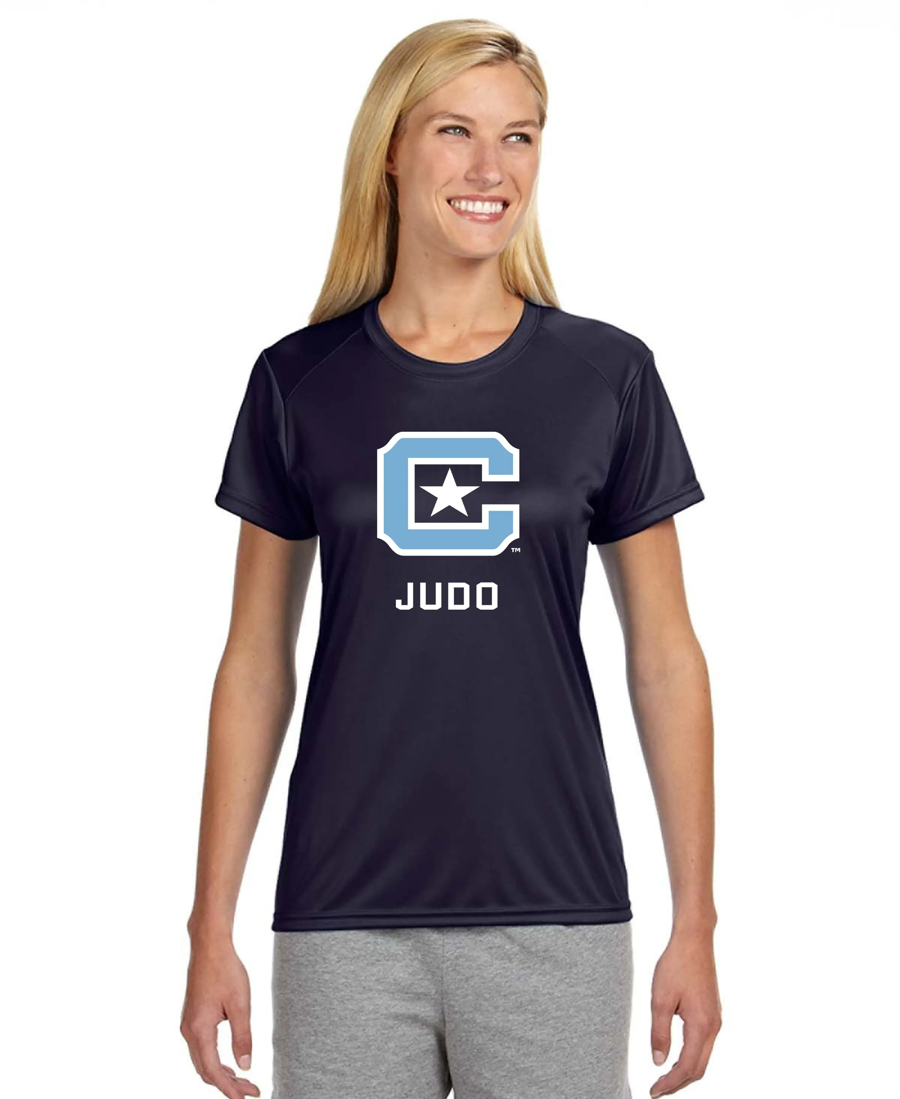 The Citadel, C star Club Sports - Judo, A4 Ladies' Cooling Performance T-Shirt