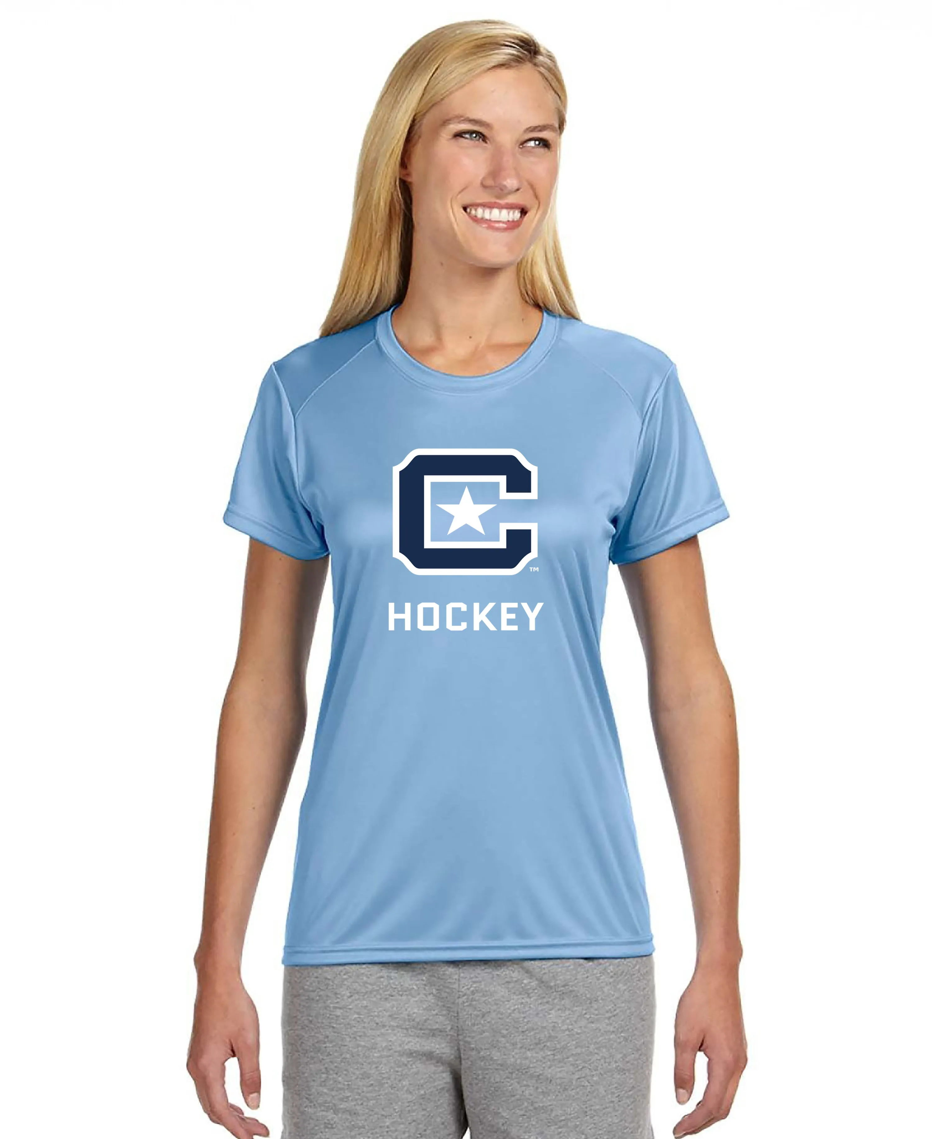 The Citadel, Club Sports - Hockey, A4 Ladies' Cooling Performance T-Shirt