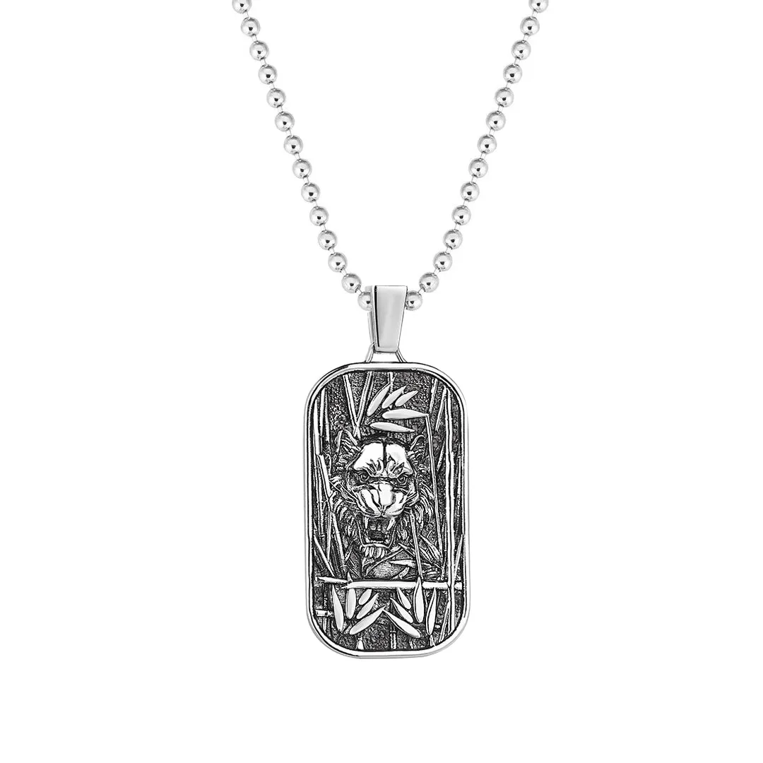 Tiger Pendant in Silver (Pendant only)