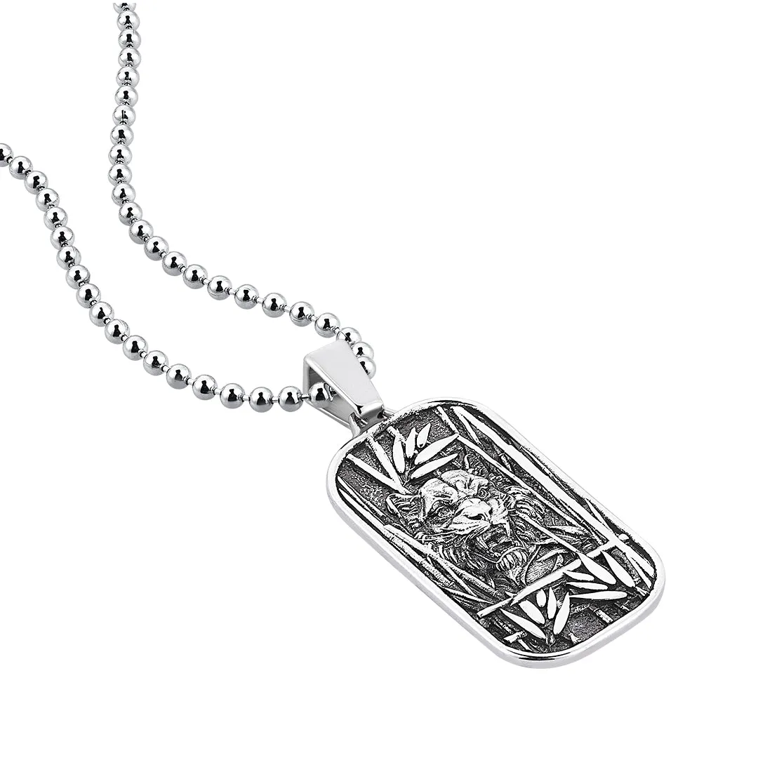 Tiger Pendant in Silver (Pendant only)