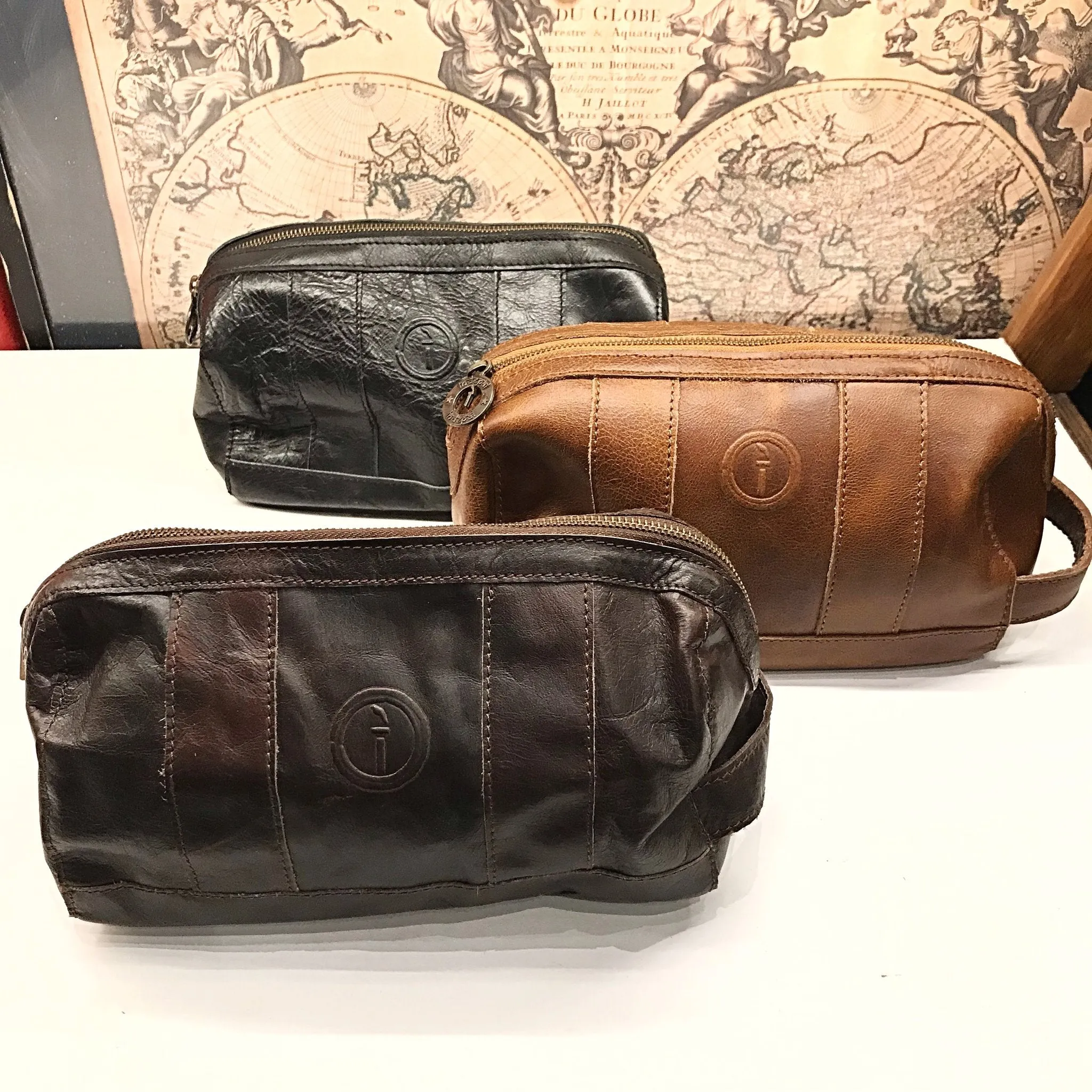 Watson Leather Toiletry Bag