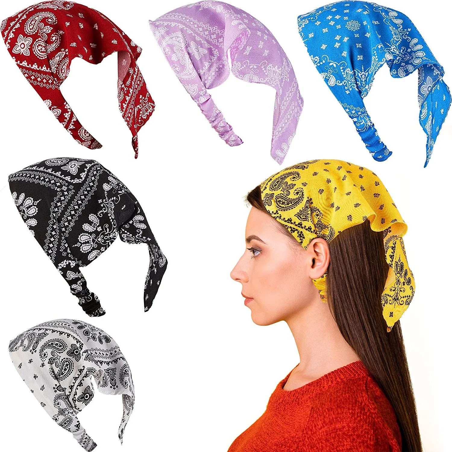 Women's Bags Bandana Headband Elastic Minimalist Hair Accessories