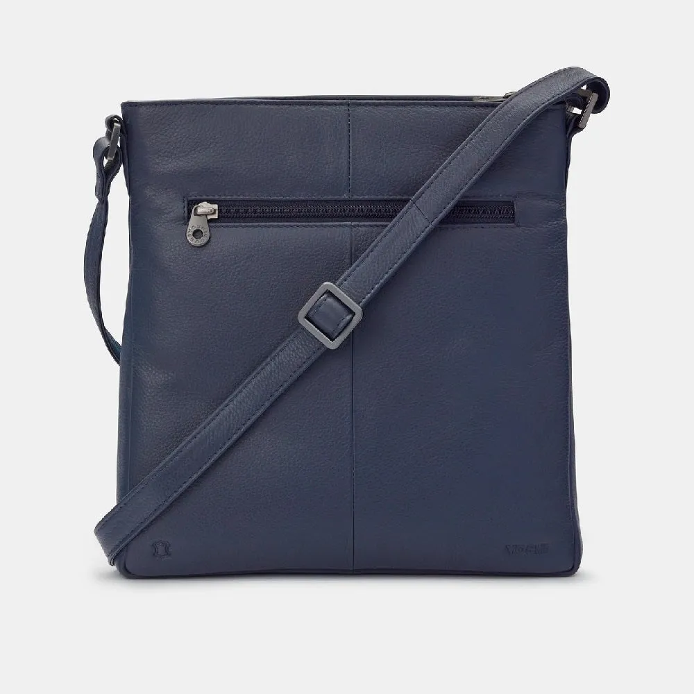 Yoshi Jane Austen Bookworm Navy Cross Body Leather Bag